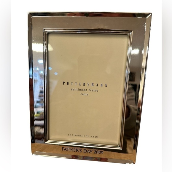 Pottery Barn Sentiment Frame with box, Happy Father’s Day 2009 - Picture 1 of 6